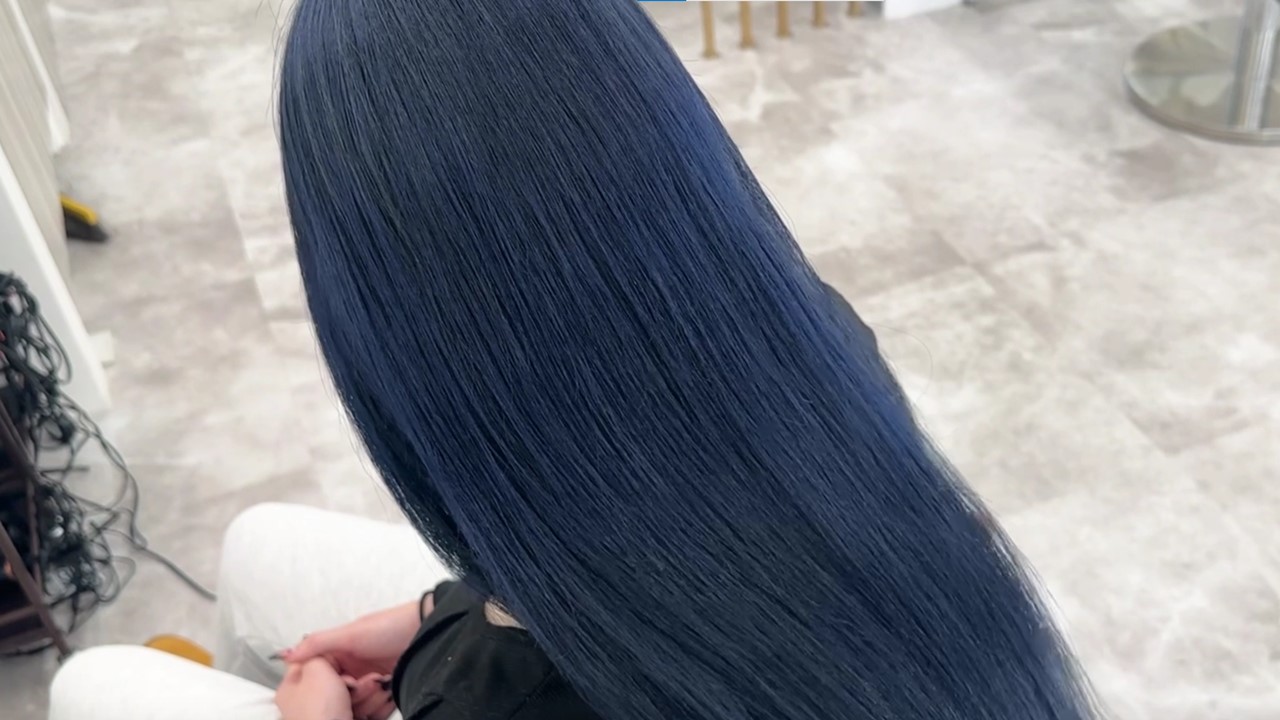 残留クイック剥がしブリーチ施術